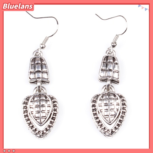 Bluelans Women Vintage Shiny Rhinestone Collar Necklace Earrings Ethnic Jewelry Set