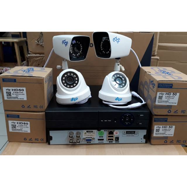 Promo paket cctv 4ch 5mp ultra 4k 2560p komplit tgl pasang