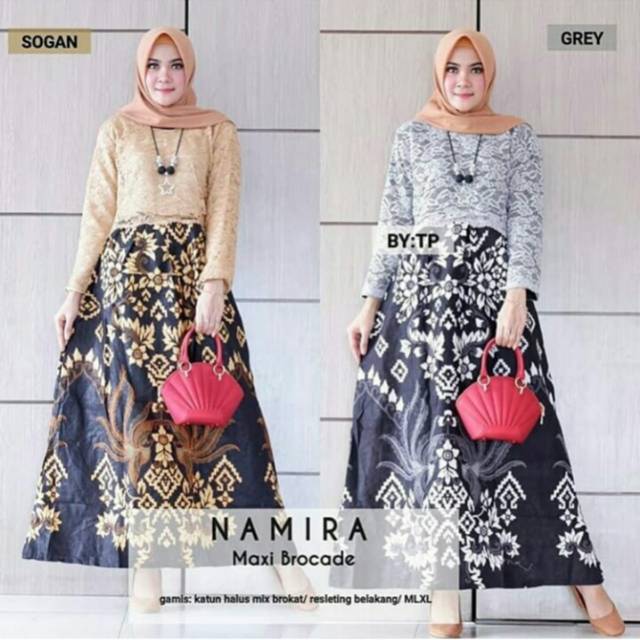 WOU BATIK COUPLE NAMIRA MAXI BROCADE