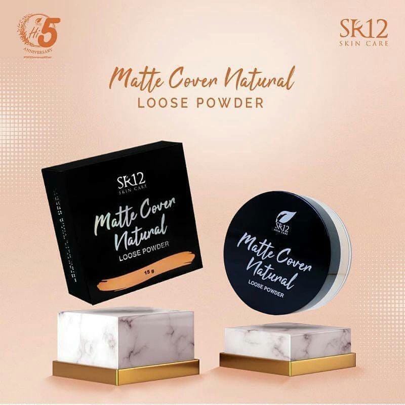 MATTE COVER NATURAL LOOSE POWDER SR12/FACE POWDER BEDAK TABUR SR12