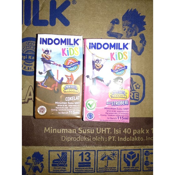 

(ECER) Indomilk Susu UHT Kids Coklat/Strawberry Anak 115ml MURAH!!