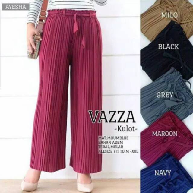 Plisket premium / celana plisket / kulot plisket premium/ plisket premium