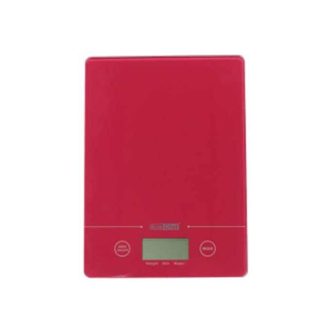 krischef timbangan dapur digital tempredglas