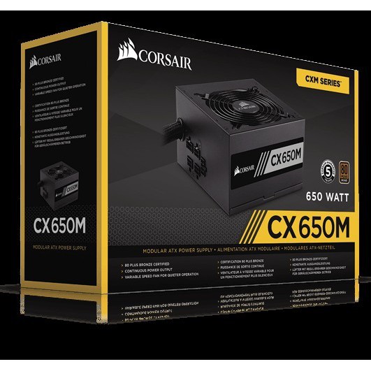 Power Supply CORSAIR CX650M