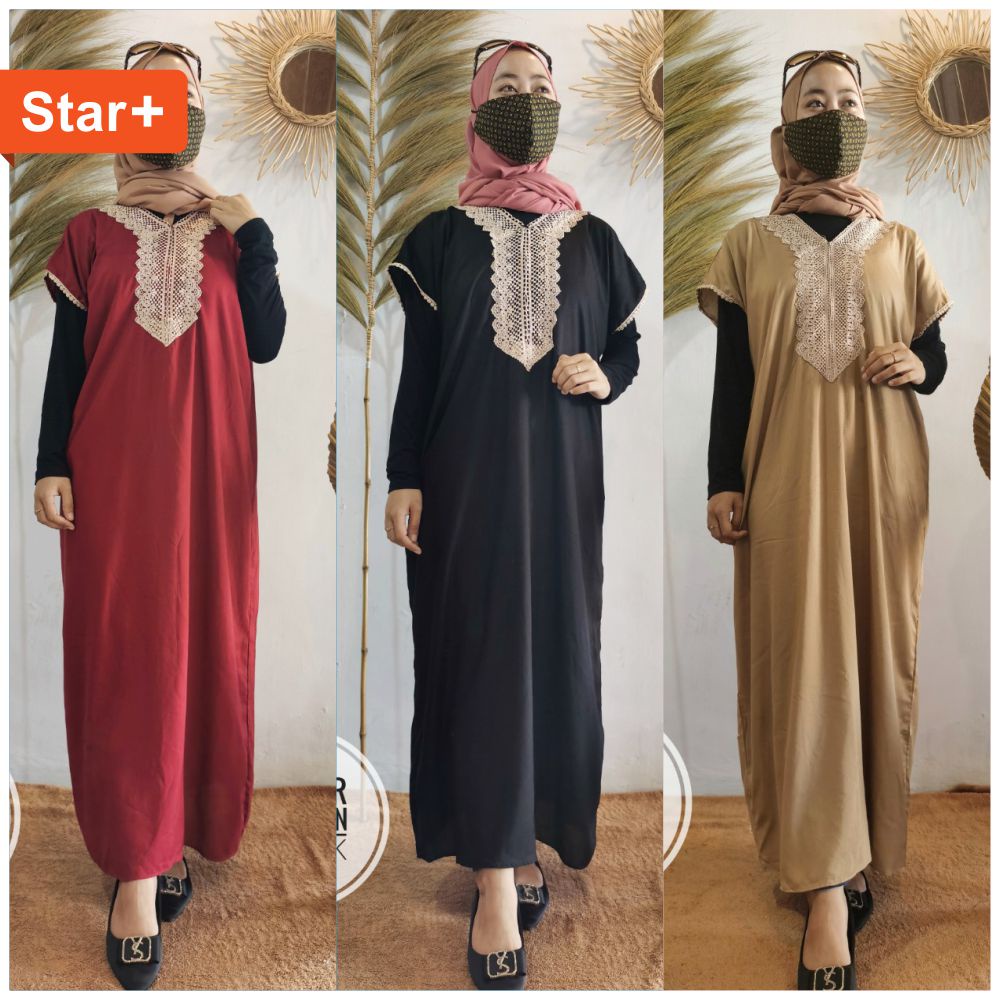 Irene home dress / Daster kimono / Daster polos renda