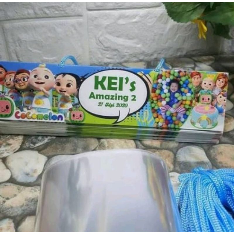 

[ HARGA PERBIJI, Minimal order 30biji ] Plastik custom label nama dan foto ulang tahun // plastik kemasan uk 20x35 // plastik custom happy birthday // tedhak siten // babyborn