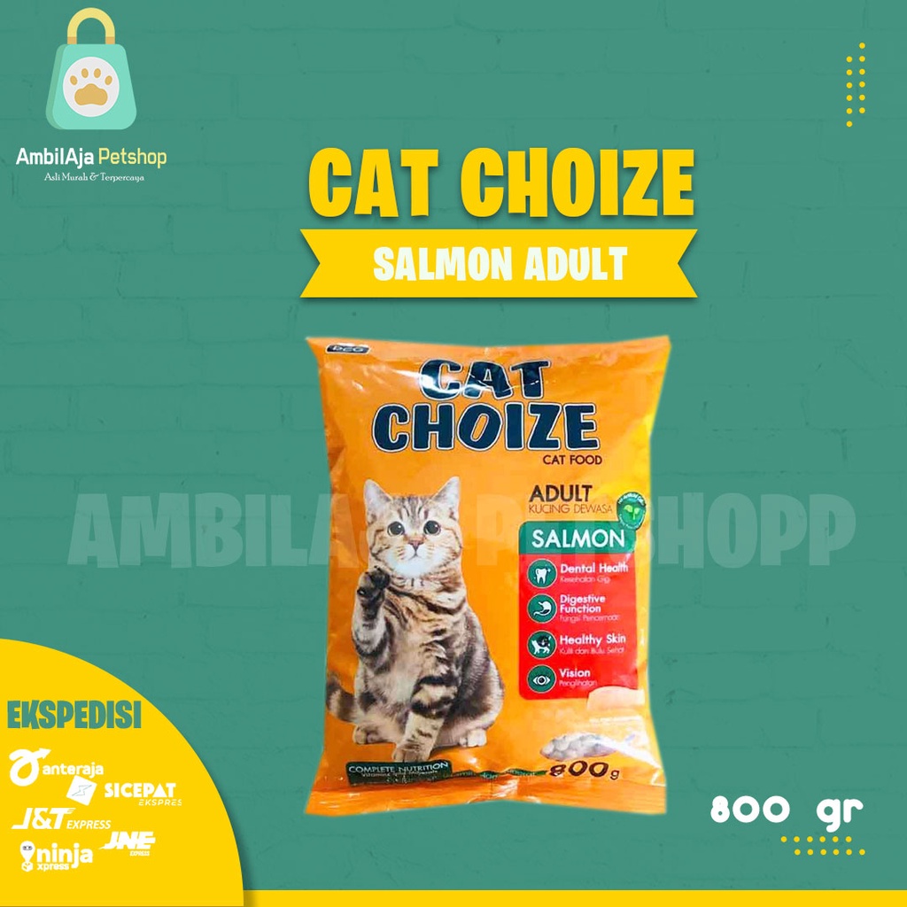 Makanan Kucing Cat Choize Salmon Adult 800gr