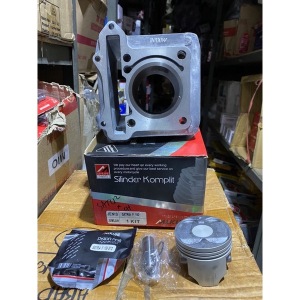 BLOK SEHER CYLINDER KIT BORING BLOK SEKER SUZUKI SATRIA F 150 KARBU BLOK SEHER SATRIA FU 150 RAIDER 