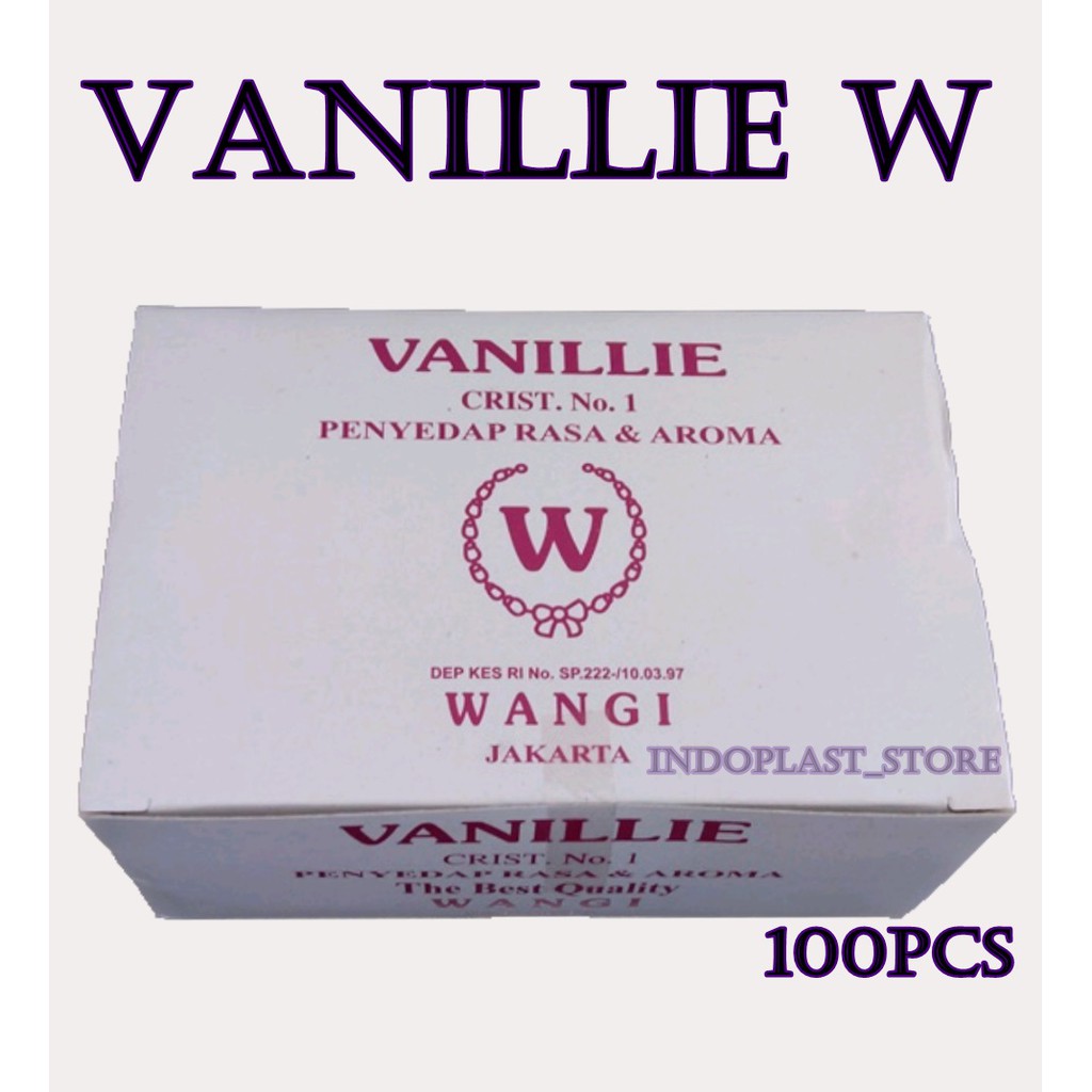 

Vanillie W Crist Bubuk Wangi / Vanili W 100pcs