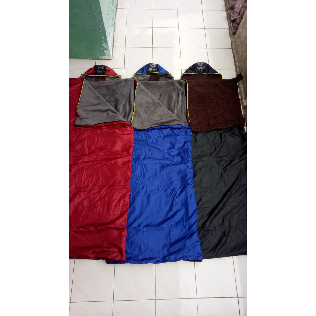 sleeping bag polar bulu tebal dan lembut