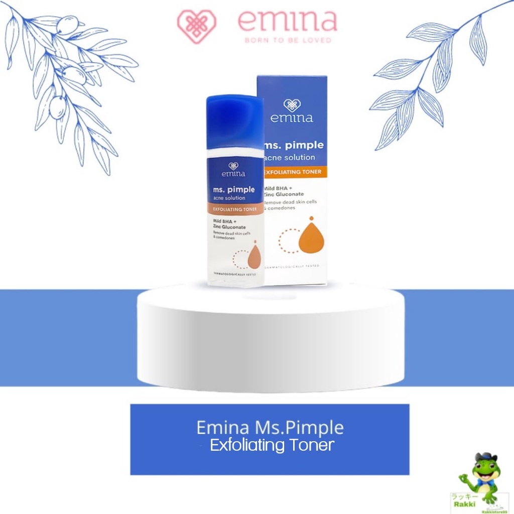 ❣️Rakkistore99❣️Emina Ms. Pimple Acne Solution Exfoliating Toner 100 ml