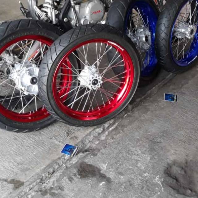 Ban set velg set supermoto crf150L murah