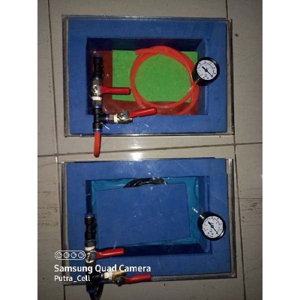 Laminating lcd air bag plus selang 4meter dan Cabang Y 2..
