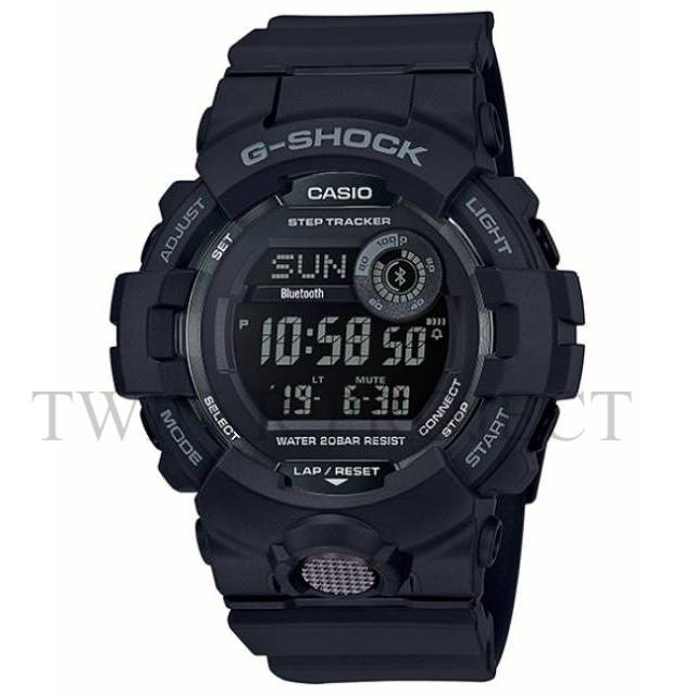 CASIO G-SHOCK BLUETOOTH TYPE GBD-800-1B ORIGINAL FULL BLACK / CASIO GSHOCK G-SQUAD GBD 800 1B