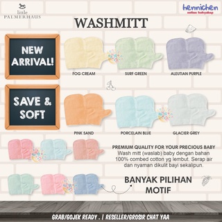 Image of 1 Pcs Premium WASHMITT BAMBOO wash mitt washlab JEMPOL Little Palmerhaus waslap anak / waslap bayi