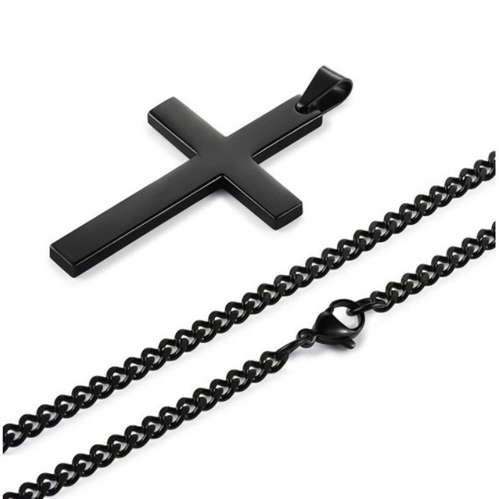 Fashion Crucifix Cross Mens Womens Pendant Necklace Chain Jewellery Gifts Hot Wholesale