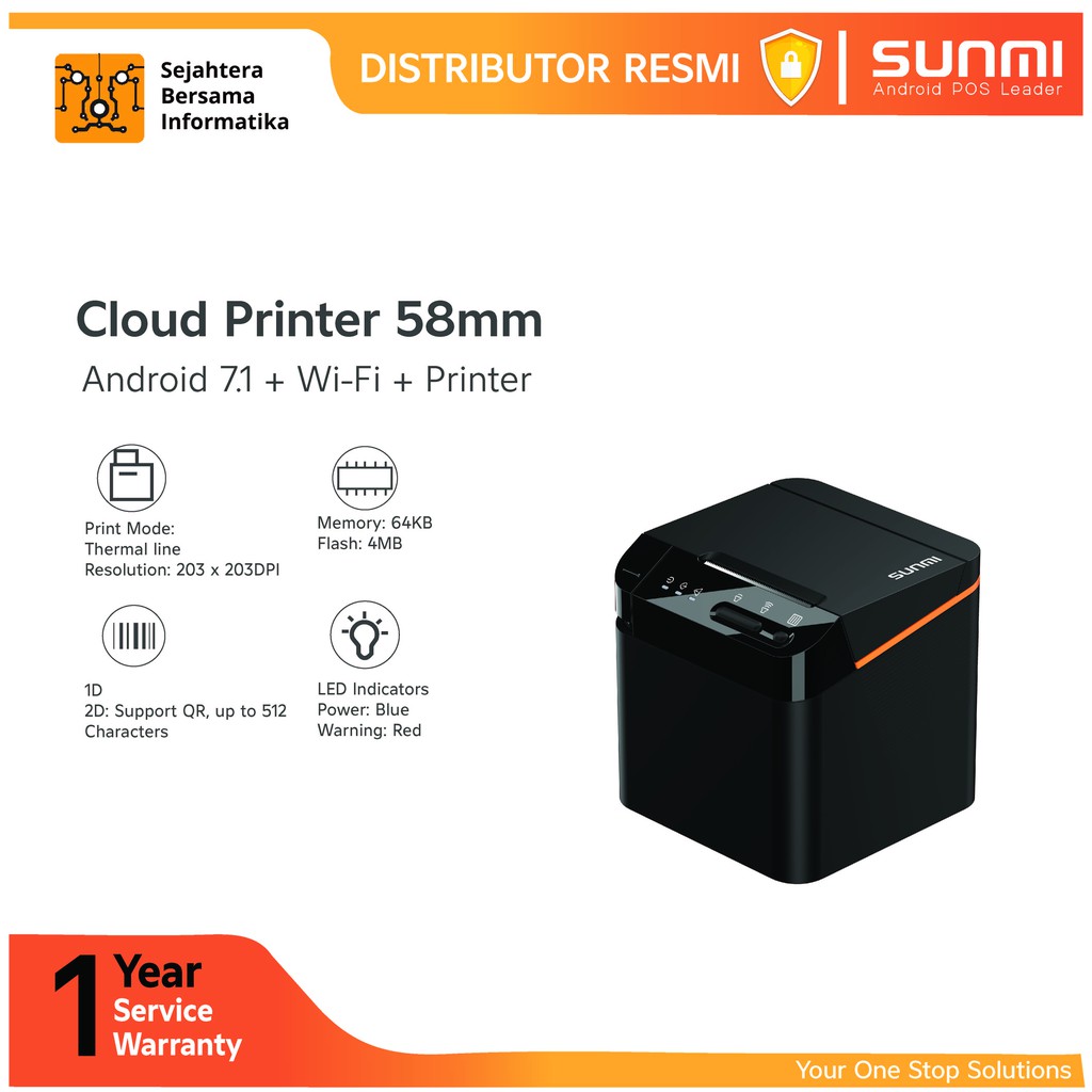 sunmi cloud printer