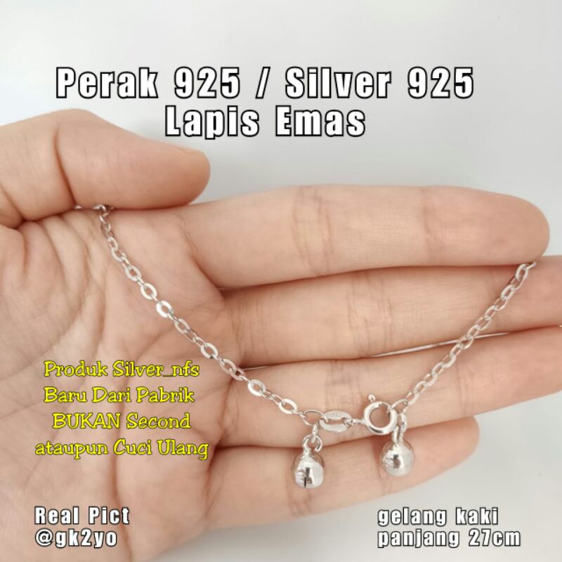 Gelang Kaki Perak 925 Gelang Kaki Wanita Gelang Kaki Perak Gelang Kaki Gelang Wanita Gelang Nori