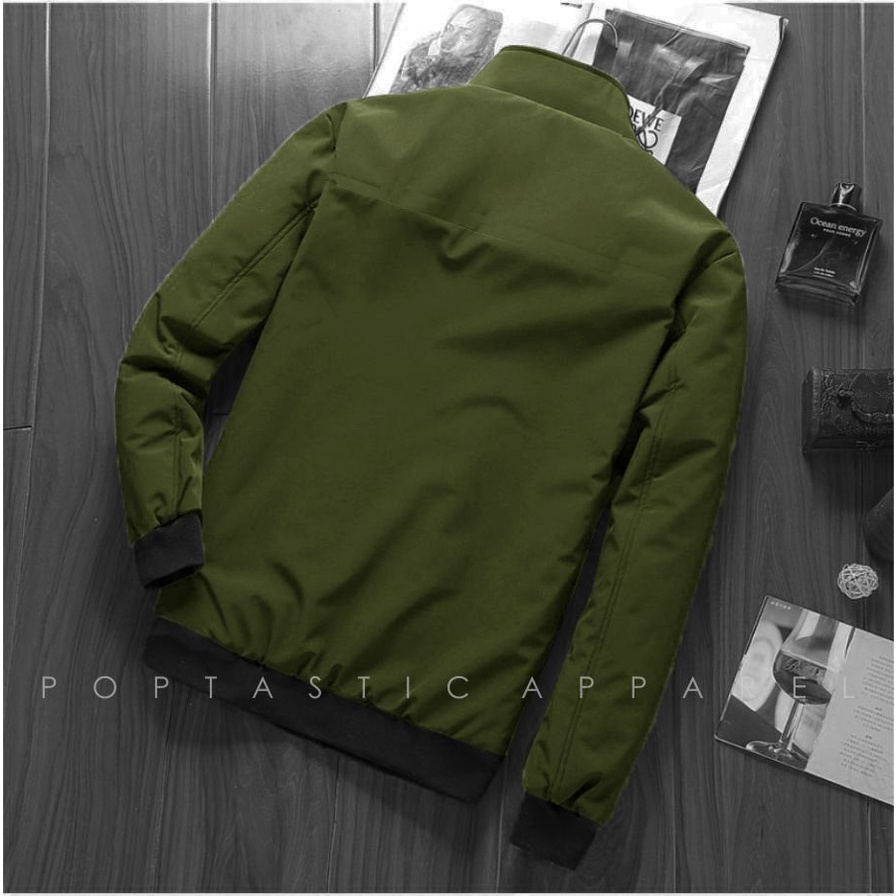 TERBARU!! JAKET Parasut Pria Bahan Semi Waterproof