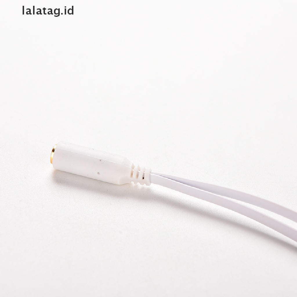 (Flyag) Kabel Adapter Splitter Audio 3.5mm Female Ke Dual Male Untuk Headphone / Mic