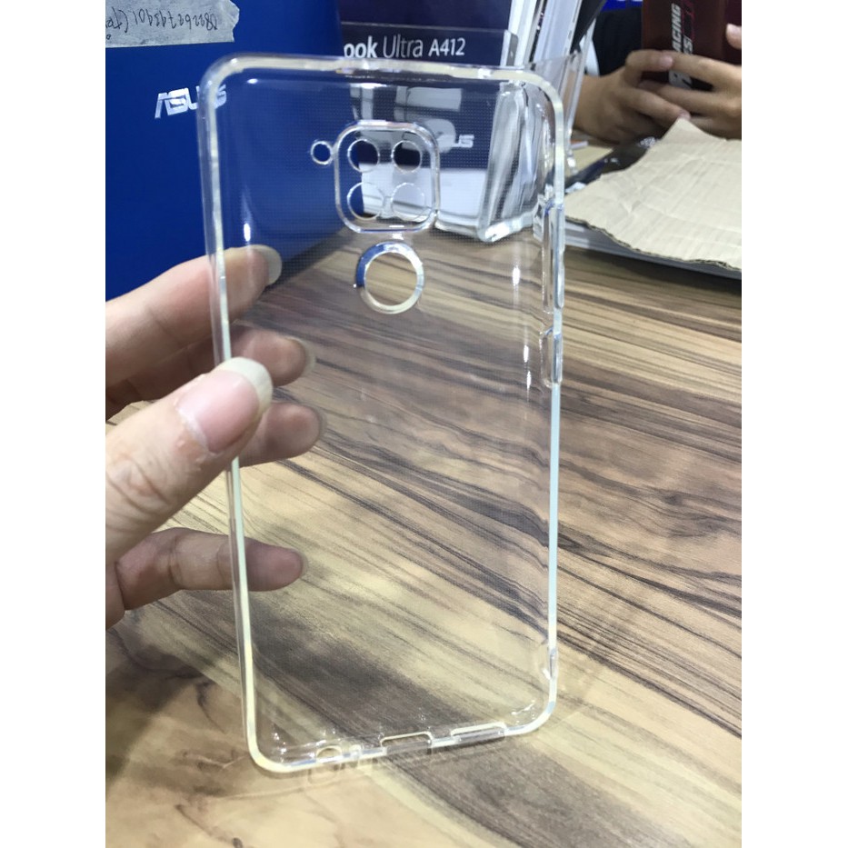 TPU CLEAR CASE BENING TEBAL ANTI PECAH XIAOMI REDMI NOTE 9 - CLEAR