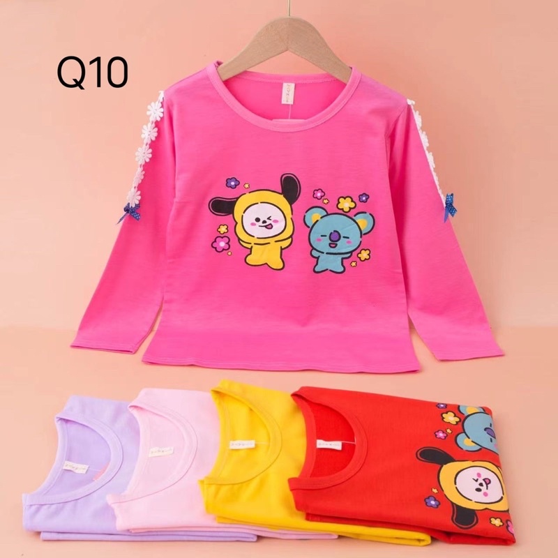 NazwaAllShop/Detail Produk Kaos panjang Anak Anak perempuan/Atasan Anak Balita Wanita/Karakter#COD