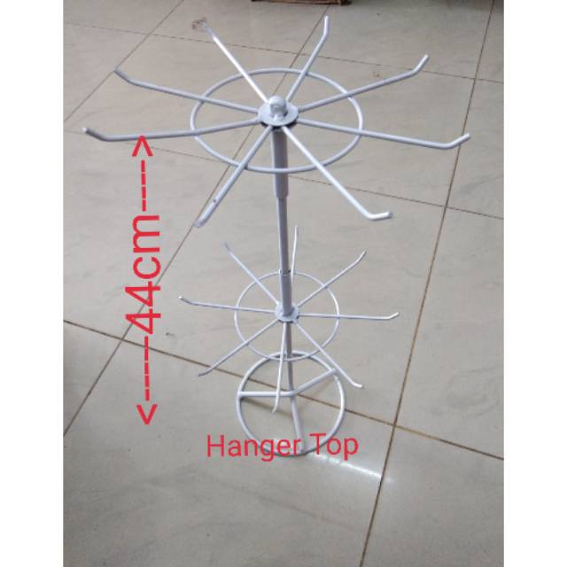 Gantungan Aksesoris 2 susun Kawat