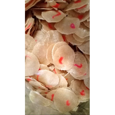 

kerupuk mentah/kerupuk iris/kerupuk bibir merah 500gr