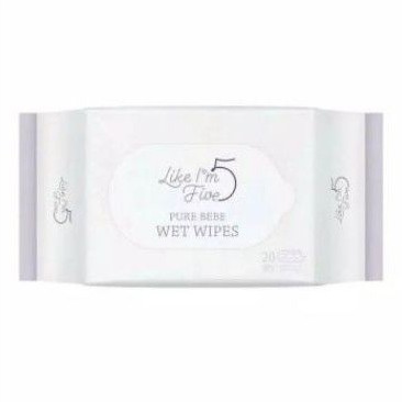 Like I'M Five Pure Bebe Wet Wipes Isi 20Sheet