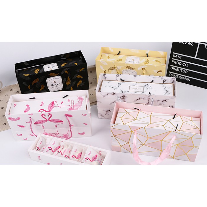 

JGO paper bag tebal motif vintage gold elegan / kantong bingkisan