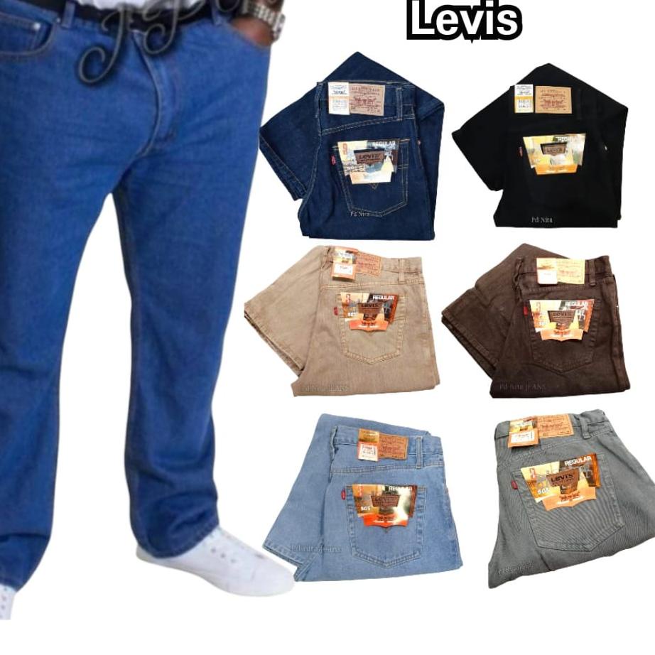 Paling Sesuai.. BIG SIZE CELANA JEANS PRIA REGULAR FIT JUMBO PUTIH 45 / JEANS PRIA JUMBO PUTIH 45