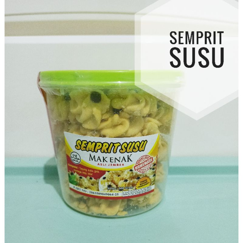 SEMPRIT SUSU MAK ENAK ASLI JEMBER KUE KERING MAKANAN RINGAN CAMILAN SNACK ROTI JAJANAN JADUL JAJAN