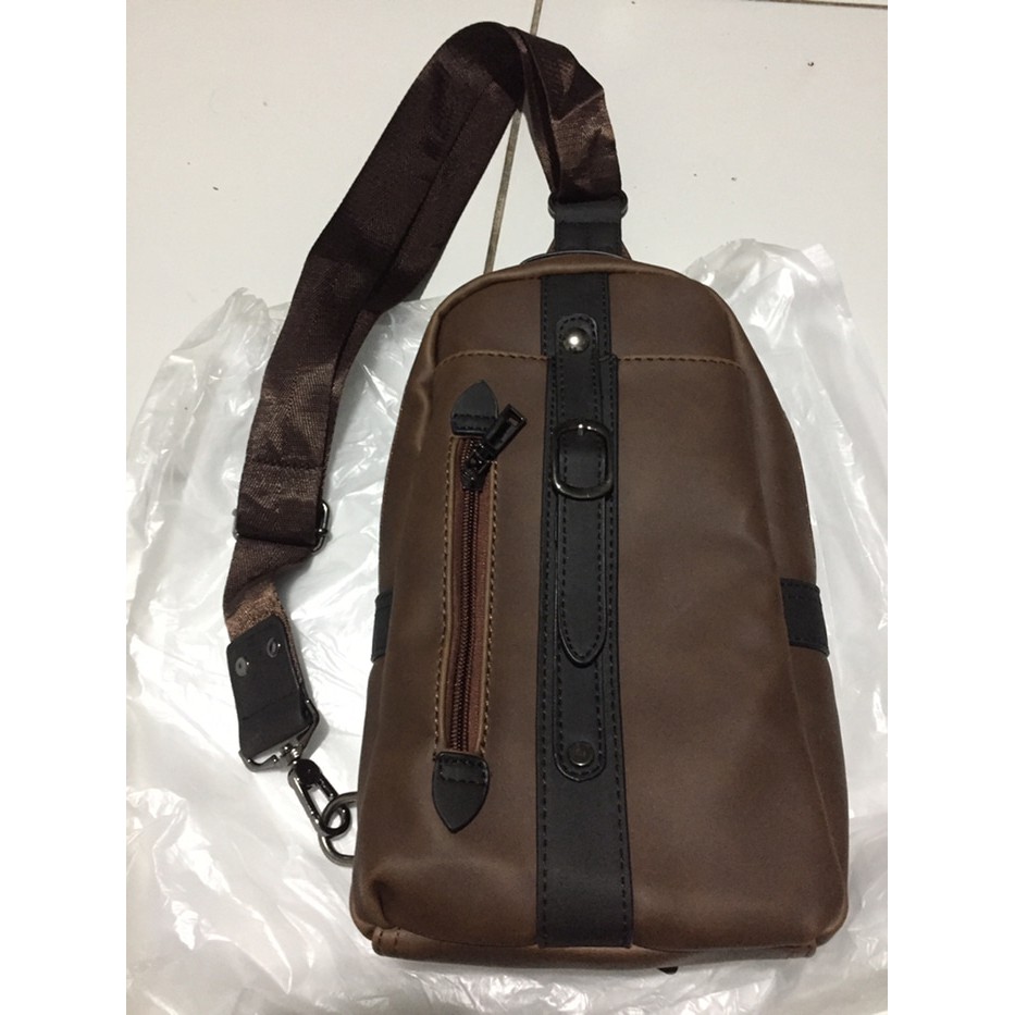 Tas Selempang Kulit Pria Slingbag 1109