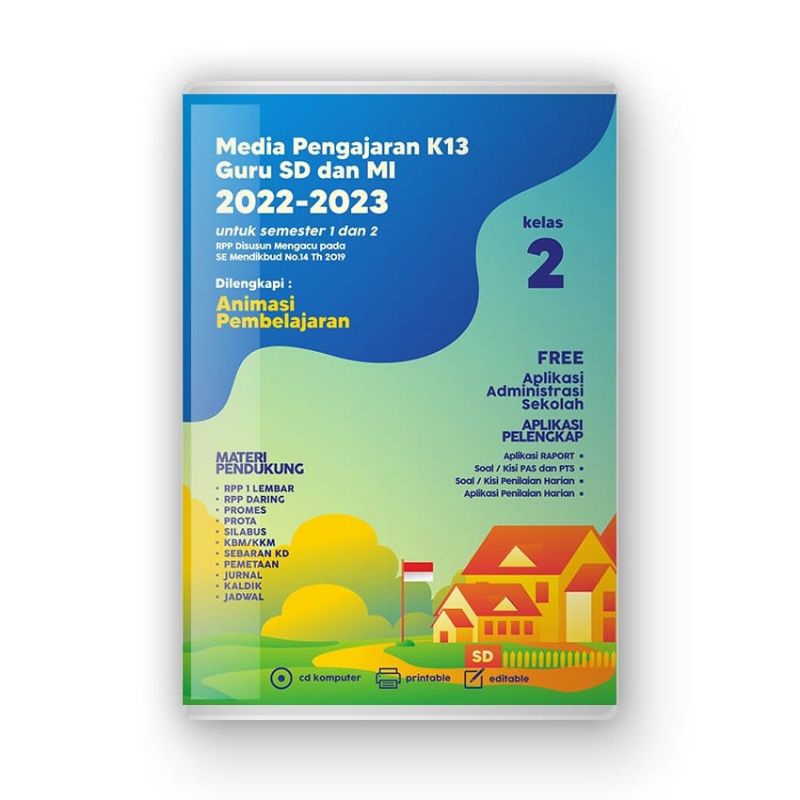 CD RPP 1 Lembar SD/MI Kelas 2 Tematik [Dilengkapi Materi Animasi] Perangkat Terbaru Kurikulum 2013