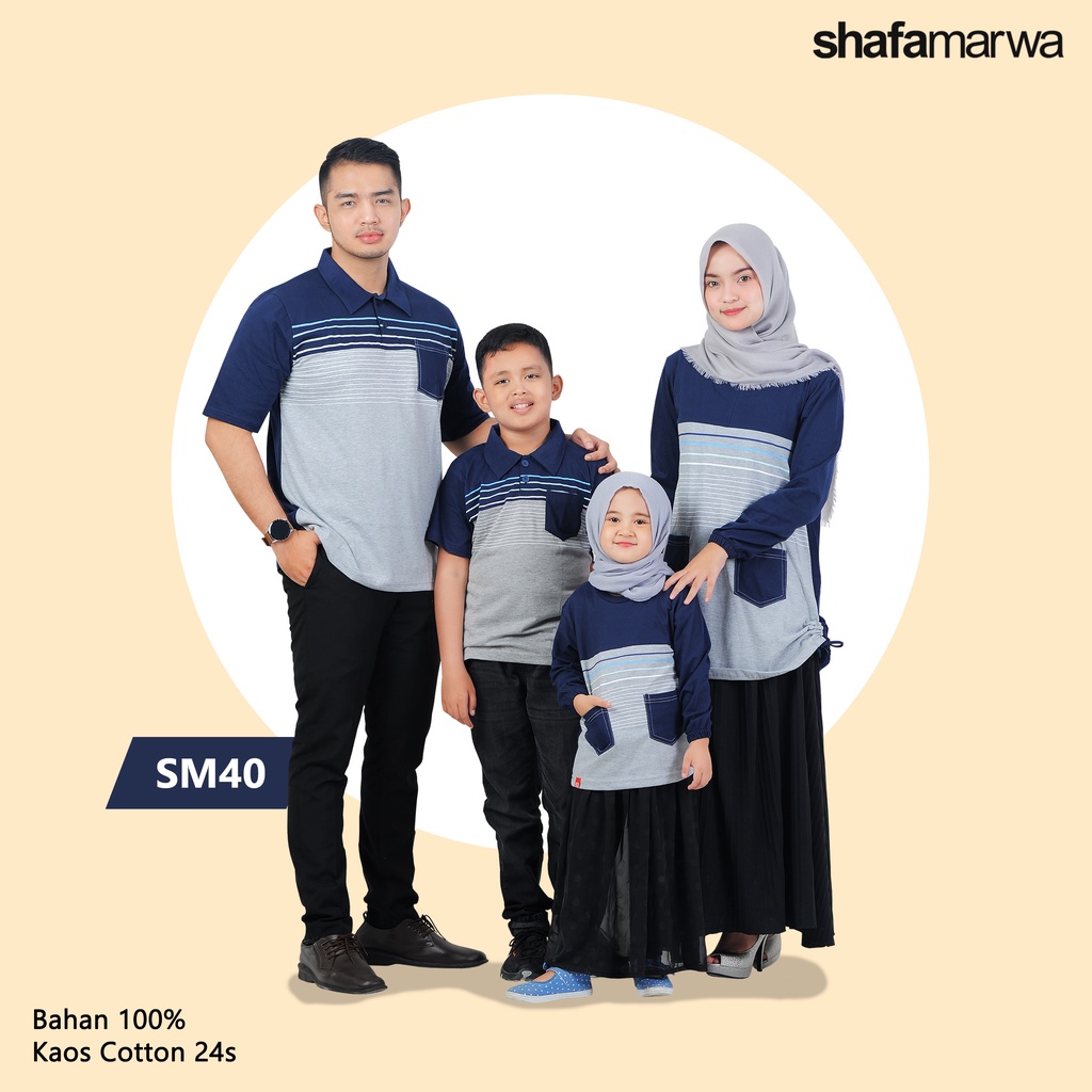 Kaos Sarimbit Keluarga Shafa Marwa SM40