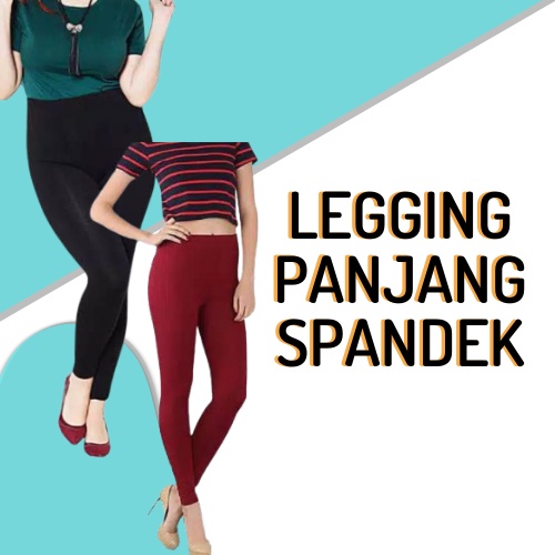 LEGGING PANJANG SIZE STANDART CELANA LEGGING PANJANG SPANDEK CUKUP UNTUK BB MULAI DARI 40KG-60KG//PGM