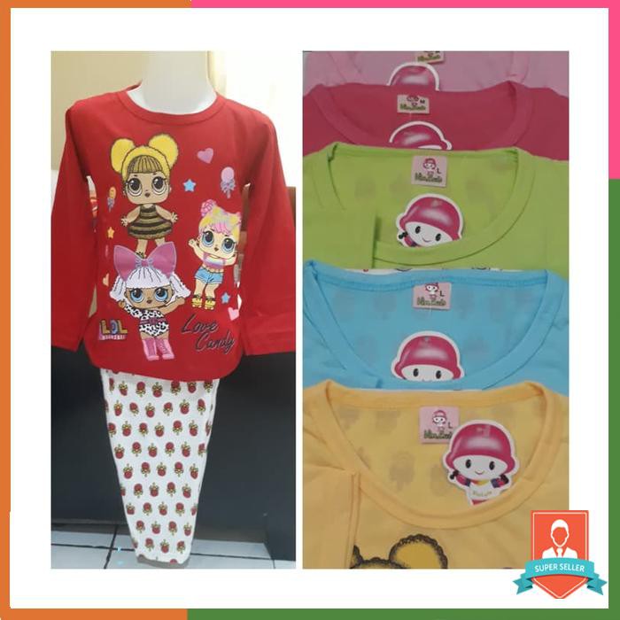 Baju Tidur Anak/Piyama Anak/Baju Tidur Lol New