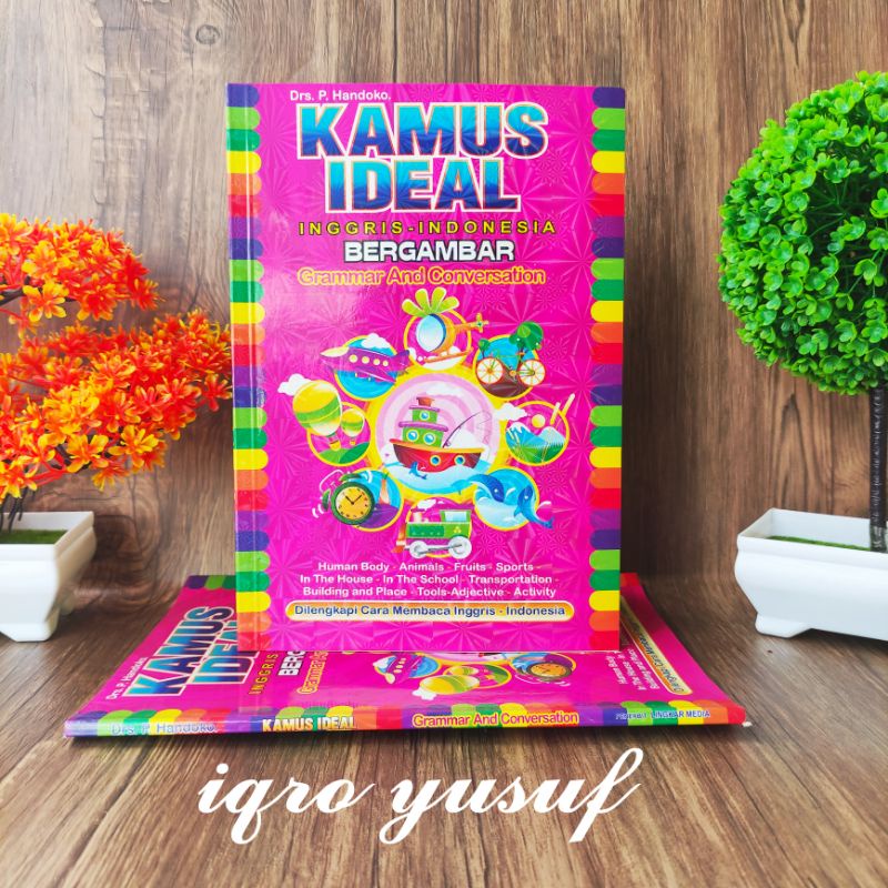 kamus ideal bergambar bahasa indo-inggris, lengkap original