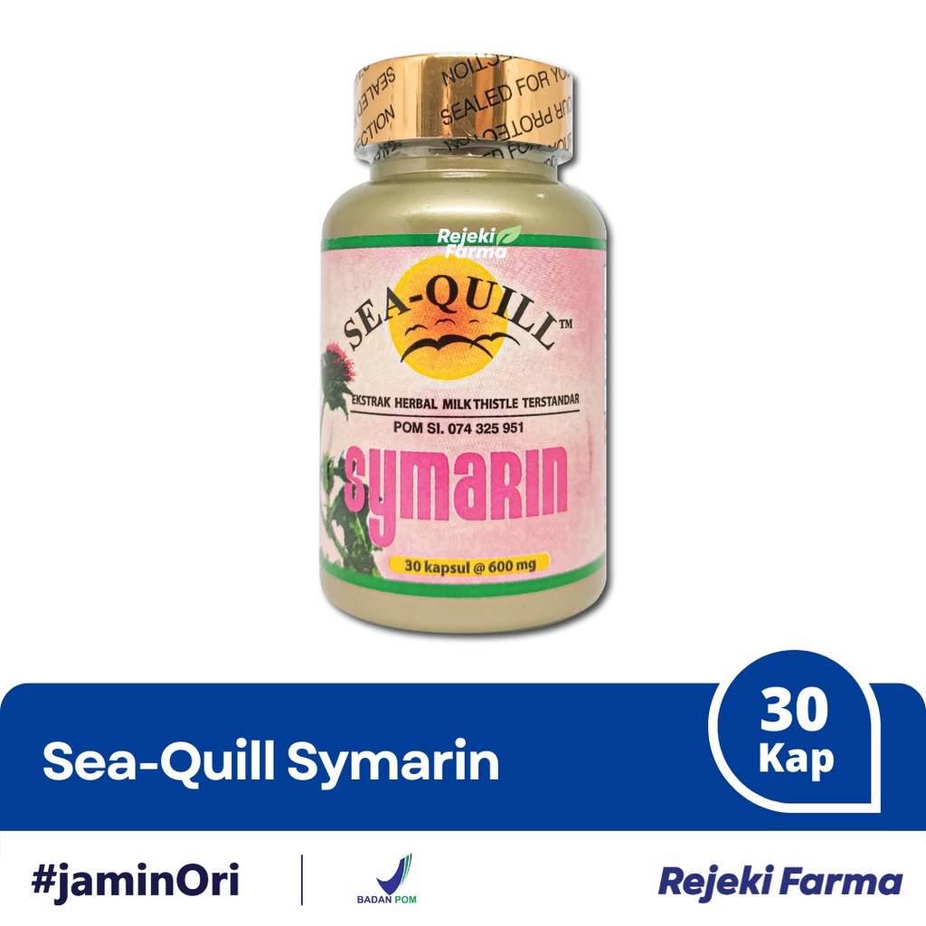 [ BPOM ] Sea-Quill Symarin Max Isi 30 Kapsul - SeaQuill 600 mg
