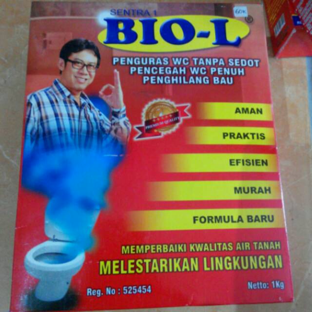 BIO-L Kuras WC Tanpa Sedot