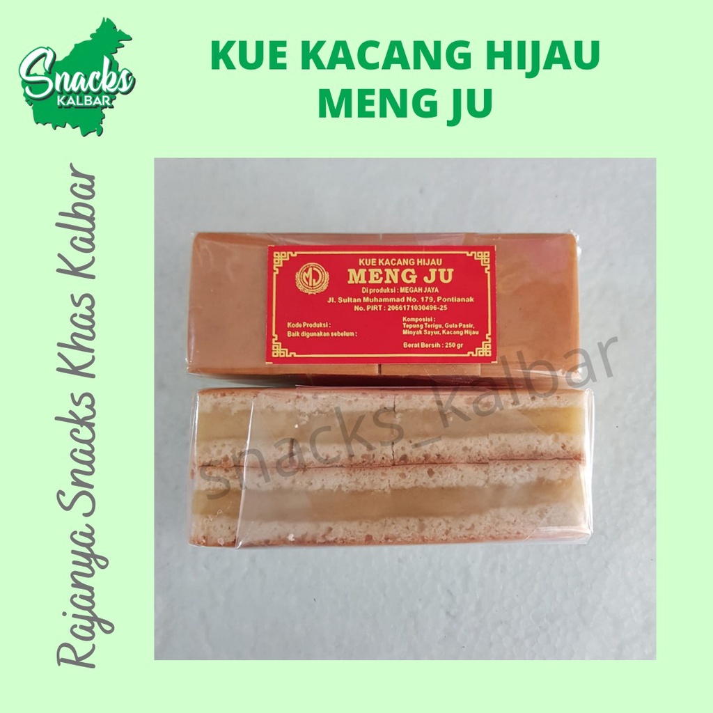 

Kue Kacang Hijau/ Kue Kereta / Tau Sa Pia MENG JU Khas Pontianak