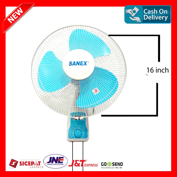 NEW SANEX Kipas Angin Dinding Ukuran 16 inch - MURAH AWET TAHAN LAMA barang ready