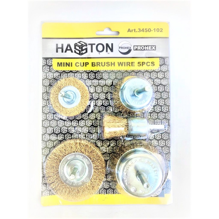 SIKAT KAWAT GERINDA MINI 5 PCS HASSTON / SIKAT GRENDA MINI / SIKAT KAWAT GERENDA / SIKAT BAJA GERIND