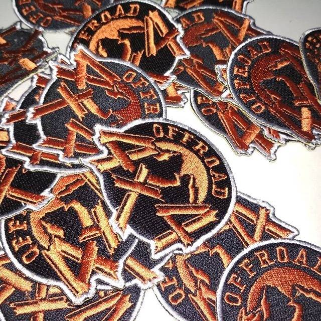 Emblem patch bordir 4x4 offroad