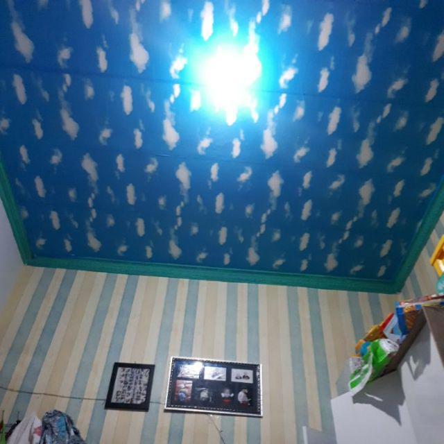 Batik Polos Rame Kream F4 Ky - Wallpaper Dinding - Ukuran : 45cm X 10m - Jakarta Wallpaper