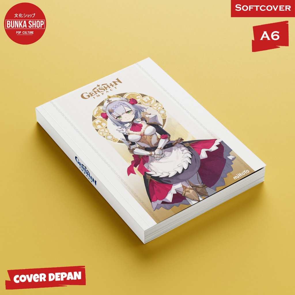 

Pocket Note Game Genshin Impact Noelle Softcover A6 Buku Tulis Catatan Notes Agenda Planner Jurnal