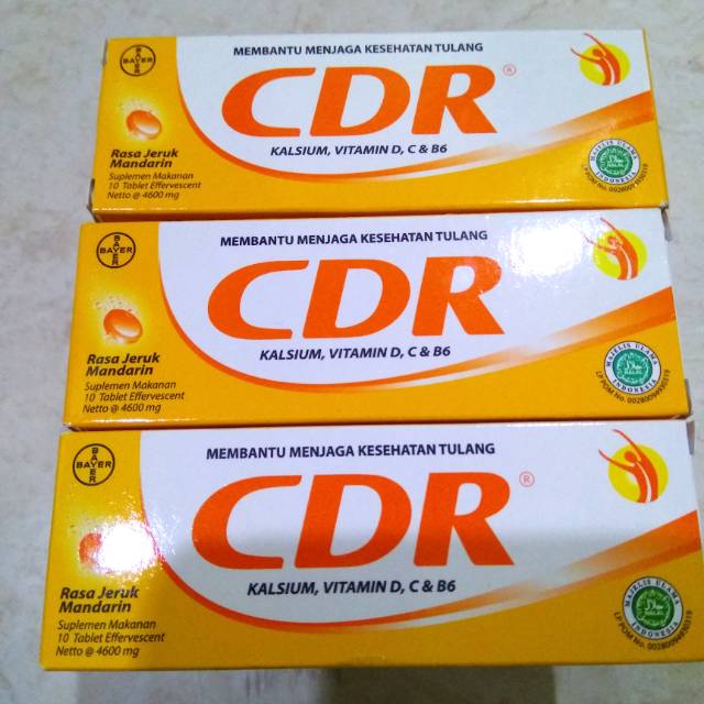CDR VITAMIN C 1000 MG UNTUK DAYA TAHAN TUBUH 10 TABS