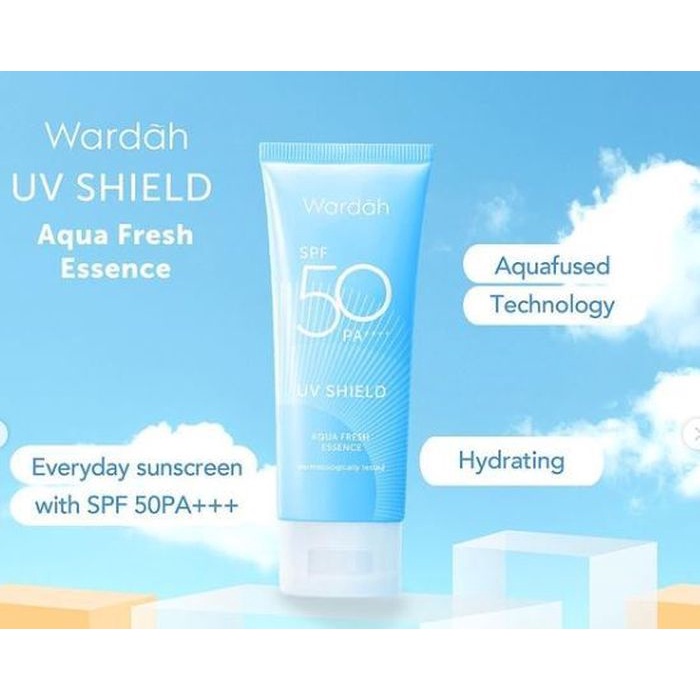 WARDAH SUNSCREEN UV SHIELD SERIES SPF 30 | AQUA FRESH SPF 50 | ACTIVE PROTECTION SPF 50