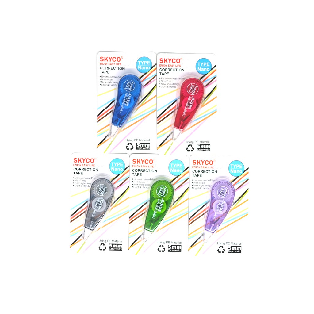 

Skyco Correction tape nano 5m (12 Pcs)