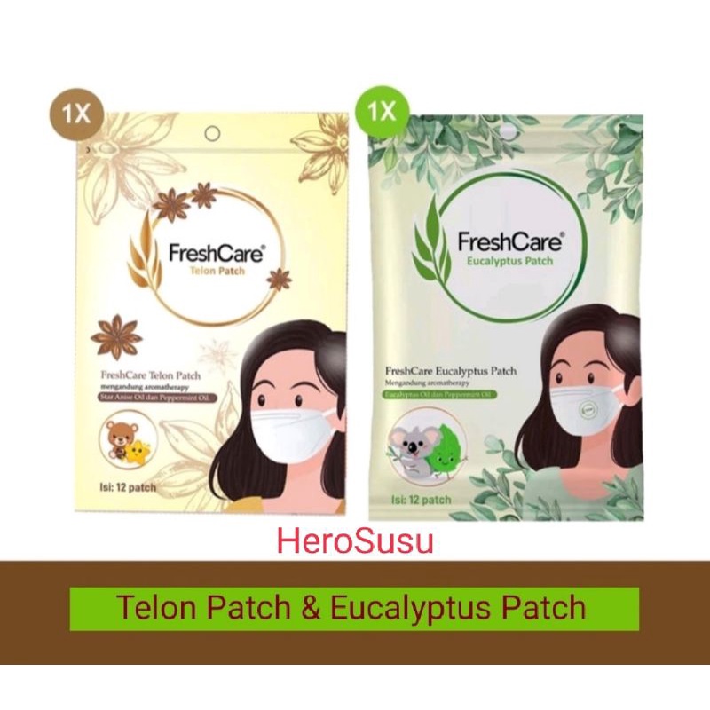 FreshCare Eucalyptus &amp; Telon Patch Sticker Tempel isi 12 patch